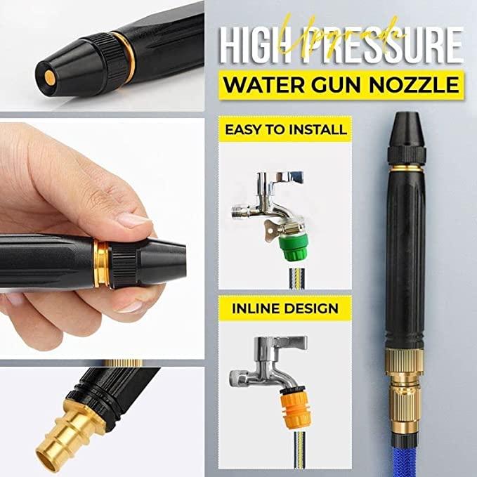Portable High Pressure Water Nozzle (Black) - Orvane